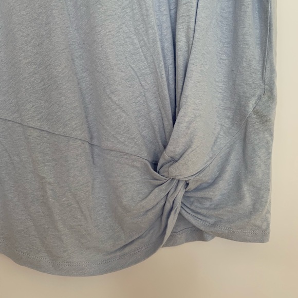 Ralph Lauren Knotted Waist Blue Tee 2X NWT - Picture 3 of 6